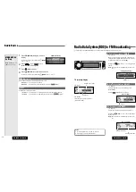 Предварительный просмотр 7 страницы Panasonic CQ-DFX983N Operating Instructions Manual