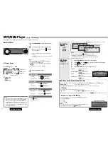 Предварительный просмотр 11 страницы Panasonic CQ-DFX983N Operating Instructions Manual