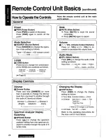 Предварительный просмотр 24 страницы Panasonic CQ-DFX99 Operating Operating Instructions Manual