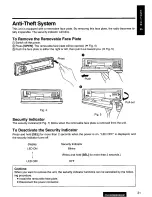 Предварительный просмотр 31 страницы Panasonic CQ-DFX99 Operating Operating Instructions Manual