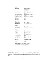 Предварительный просмотр 2 страницы Panasonic CQ-DP101W Service Manual