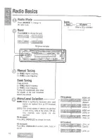 Предварительный просмотр 6 страницы Panasonic CQ-DP102W Operating Instructions Manual