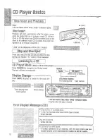 Предварительный просмотр 8 страницы Panasonic CQ-DP102W Operating Instructions Manual