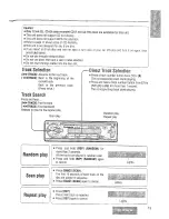 Предварительный просмотр 9 страницы Panasonic CQ-DP102W Operating Instructions Manual