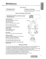 Предварительный просмотр 13 страницы Panasonic CQ-DP102W Operating Instructions Manual