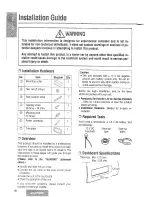 Предварительный просмотр 14 страницы Panasonic CQ-DP102W Operating Instructions Manual