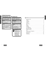 Preview for 2 page of Panasonic CQ-DP153W Operating Instructions Manual