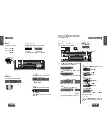 Preview for 4 page of Panasonic CQ-DP153W Operating Instructions Manual