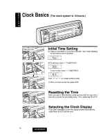 Предварительный просмотр 13 страницы Panasonic CQ-DP200LEE Operating Instructions Manual