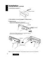 Предварительный просмотр 19 страницы Panasonic CQ-DP200LEE Operating Instructions Manual