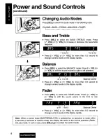 Предварительный просмотр 8 страницы Panasonic CQ-DP202 Operating Instructions Manual