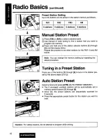 Предварительный просмотр 10 страницы Panasonic CQ-DP202 Operating Instructions Manual