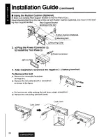 Предварительный просмотр 20 страницы Panasonic CQ-DP202 Operating Instructions Manual