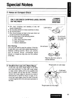 Предварительный просмотр 25 страницы Panasonic CQ-DP202 Operating Instructions Manual