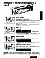 Предварительный просмотр 27 страницы Panasonic CQ-DP202 Operating Instructions Manual