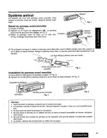 Предварительный просмотр 41 страницы Panasonic CQ-DP202 Operating Instructions Manual