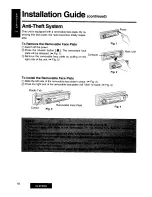 Preview for 18 page of Panasonic CQ-DP303W Operating Instructions Manual