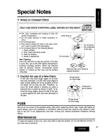 Preview for 19 page of Panasonic CQ-DP33EW Operating Instructions Manual