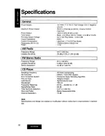 Preview for 20 page of Panasonic CQ-DP33EW Operating Instructions Manual