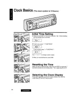 Preview for 20 page of Panasonic CQ-DP34LEE Operating Instructions Manual