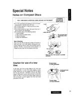 Preview for 29 page of Panasonic CQ-DP34LEE Operating Instructions Manual