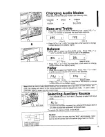 Предварительный просмотр 6 страницы Panasonic CQ-DP655EW Operating Instructions Manual