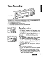 Предварительный просмотр 14 страницы Panasonic CQ-DP655EW Operating Instructions Manual