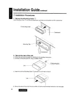 Предварительный просмотр 21 страницы Panasonic CQ-DP655EW Operating Instructions Manual