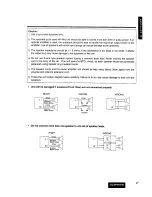 Предварительный просмотр 28 страницы Panasonic CQ-DP655EW Operating Instructions Manual