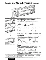 Предварительный просмотр 6 страницы Panasonic CQ-DP728EU User Manual