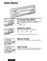 Предварительный просмотр 8 страницы Panasonic CQ-DP728EU User Manual