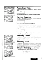 Предварительный просмотр 13 страницы Panasonic CQ-DP728EU User Manual