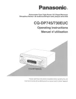 Panasonic CQ-DP730EUC User Manual предпросмотр