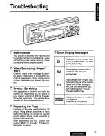 Предварительный просмотр 31 страницы Panasonic CQ-DP730EUC User Manual