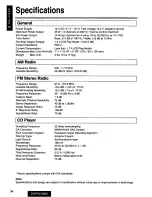 Предварительный просмотр 34 страницы Panasonic CQ-DP730EUC User Manual