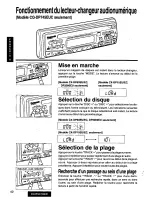 Предварительный просмотр 42 страницы Panasonic CQ-DP730EUC User Manual