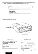 Preview for 4 page of Panasonic CQ-DP738 Operating Instructions Manual