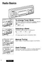 Preview for 8 page of Panasonic CQ-DP738 Operating Instructions Manual