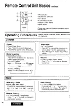 Preview for 16 page of Panasonic CQ-DP738 Operating Instructions Manual