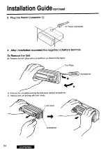 Preview for 24 page of Panasonic CQ-DP738 Operating Instructions Manual