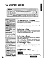 Preview for 10 page of Panasonic CQ-DP835EW Operating Instructions Manual