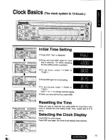 Preview for 12 page of Panasonic CQ-DP835EW Operating Instructions Manual