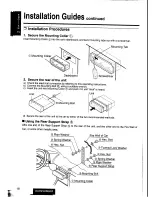 Preview for 17 page of Panasonic CQ-DP835EW Operating Instructions Manual