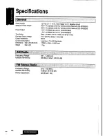 Preview for 23 page of Panasonic CQ-DP835EW Operating Instructions Manual