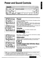 Предварительный просмотр 7 страницы Panasonic CQ-DP930 Operating Operating Instructions Manual