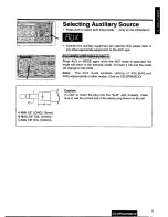 Предварительный просмотр 9 страницы Panasonic CQ-DP930 Operating Operating Instructions Manual