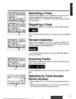 Предварительный просмотр 13 страницы Panasonic CQ-DP930 Operating Operating Instructions Manual