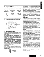 Предварительный просмотр 19 страницы Panasonic CQ-DP930 Operating Operating Instructions Manual