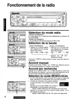 Предварительный просмотр 32 страницы Panasonic CQ-DP930 Operating Operating Instructions Manual