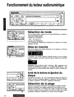 Предварительный просмотр 34 страницы Panasonic CQ-DP930 Operating Operating Instructions Manual